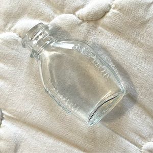 Vintage Bayer Aspirin Clear Glass Bottle
